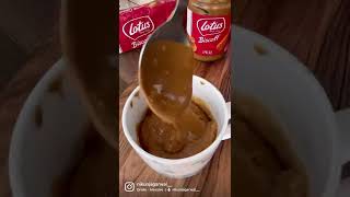 Biscoff mug cake | 1 min recipe | #shorts #youtubeshorts