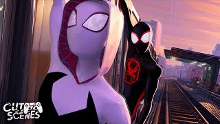 Gwen Surprises Miles for a City Swing | Spider-Man: Across the Spider-Verse