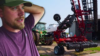 We almost DESTROYED our NEW cover crop seeder!