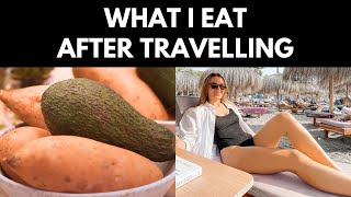 WHAT I EAT IN A DAY AFTER TRAVEL | back into a routine VLOG