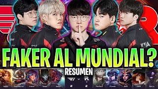 FAKER EN LA SERIE MÁS IMPORTANTE DEL AÑO!😱 - T1 vs KT Resumen Completo LCK REGIONAL QUALIFIER