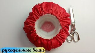 Из пластикового ведерка новогодняя поделка с сюрпризом 🎅