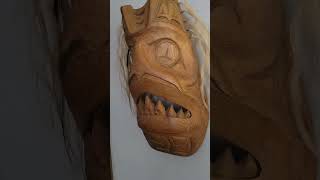 Hand-carved Indigenous shark mask