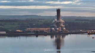 Longannet Power Station Chimney Demolition