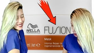 Máscara fusion Wella,Deixa o Cabelo uma PLUMA #hair