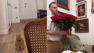 Забыл ключи, не смог ЗАЙТИ|Томас в ШОКЕ🆘| Распаковка БУКЕТОВ🌹