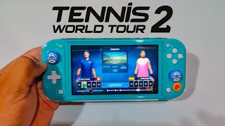 Así Funciona TENNIS WORLD TOUR 2 En NINTENDO SWITCH LITE Gameplay Rendimiento