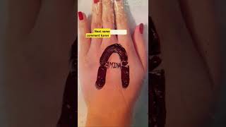 Beautiful  name  mehndi designs Amina# name  #shorts  mehndi