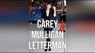 Carey Mulligan Letterman