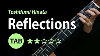 Reflections (Toshifumi Hinata) - Tab & Lesson