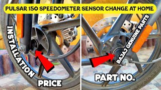 Pulsar 150 Speedometer Sensor/Cable Assembly Change At Home | @AMARKVLOGS