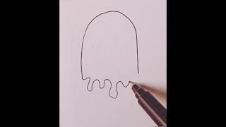 Ghost drawing easy #trending #shorts