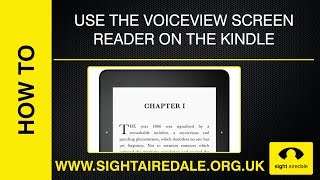 How to make your Kindle read books to you using VoiceView