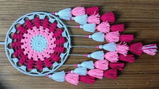 3D ⚡💯 Beautiful Woolen Wall Hanging Crat Ideas | Home Decoration | #diy #viral #homemade #new #craft