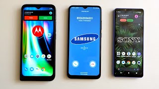 Hello Moto vs Over The Horizon 2023 vs Sony Xperia Incoming Call