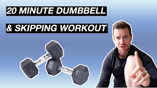 20 Minute CrossFit® Dumbbell & Skipping Workout