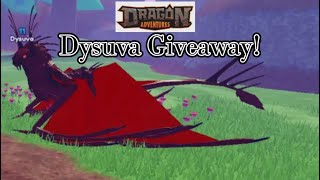 Dysuva Giveaway!?!? (Dragon Adventures Roblox!)