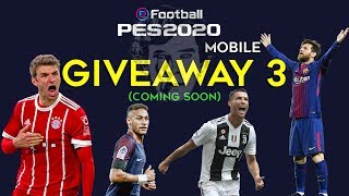 Giveaway Announcement : PES 2020 Mobile Account Giveaway #hTGPES