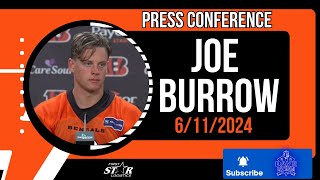 Bengals News: Joe Burrow Faces Media June 11, 2024