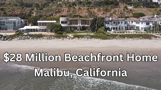 Beautiful $28 Million Malibu Beachfront Home