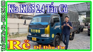 Xe Tải Kia K165 2.4 Tấn Cũ Thùng Bạt Inox Đời 2015 Ga Cơ Giá Rẻ Dễ Đầu Tư | Thế Giới Xe Cũ.