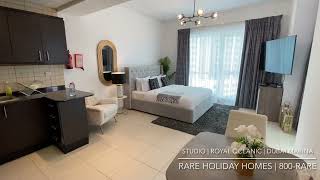 ROYAL OCEANIC TOWER | FURNISHED | STUDIO APARTMENT | HOLIDAY HOMES |DUBAI MARINA