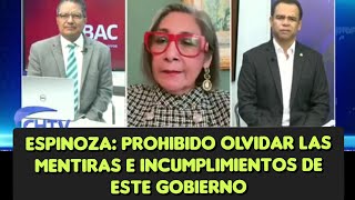 Espinoza: ESTE GOBIERNO HIZO LAS MISMAS PRÁCTICAS CORRUPTAS DE JUAN ORLANDO HERNANDEZ.