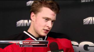 Adam Larsson First Career NHL Goal - 11/11/2011