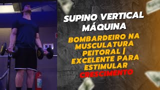 Ensinando um excelente exercício para desenvolver musculatura peitoral | Supino vertical | Máquina