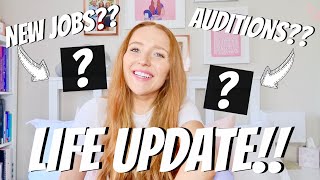 LIFE UPDATE! 4 NEW JOBS?!? AUDITIONS?!? - Lucy Stewart-Adams