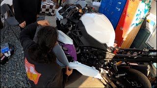 2020 Kawasaki Ninja 400 rebuild