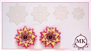 Шаблоны "Звездочки". Канзаши. МК. / DIY. Kanzashi. Templates Stars .