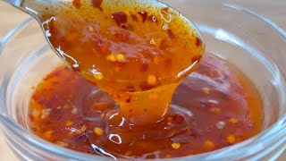 Meilleure Sauce chili sucrée fait maison : Prête en 3 min ! Recette super facile !