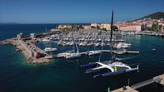 MERCI AJACCIO - MAXI BANQUE POPULAIRE XI - VOILE BANQUE POPULAIRE