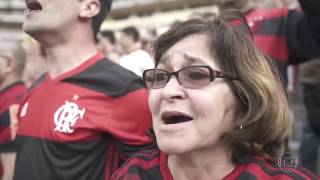 Torcedores Pé Quentes do Flamengo no Bi da Libertadores.