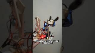 Micro Servo Robotic Arm (Lengan Robot Mikro) #robotics #microservo #automation #arduino #industrial