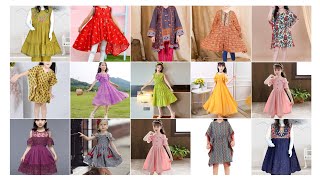 7 to 12 Years Girls Comfortable Lawn Frock Designs 2024|| Homemade Dress Design For Little Girl😍