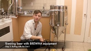 How to brew beer with BREWHA equipment Step 3: Boiling in the 3-in-1