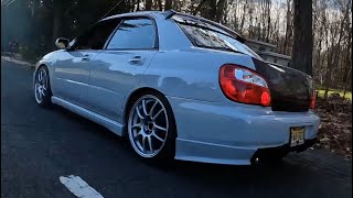 2002 wrx and 2005 legacy gt wagon rollers!