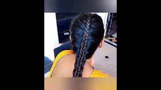 Beautiful longhair bridal Hairstyle for longhair girls #shorts #hairtutorial #trending #shortvideo