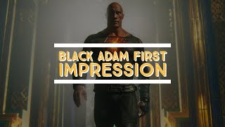 DC’s Black Adam First Impression