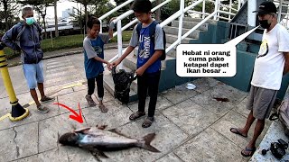 Invasi Belum Usai ..!! Lagi Lagi Ketapel Hajar Patin Besar Sampe Jadi Tontonan Warga