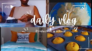 My Productive Weekend: Baking, Cleaning & Organizing for a Fresh Start /introvert life