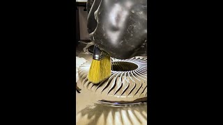 Metal 3D Printing 48 Blade Turbine out of 316L Stainless Steel #shorts