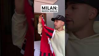 La nuova maglia del Milan. Vi piace? #milan #calcio #maglia