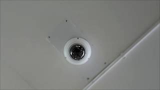 Free 4K Royalty-Free Stock Video: White security camera on the ceiling (3)