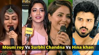 Pakistani React on Mouni roy vs Surbhi Chandna vs Hina khan singing competition | Zafar Reaction