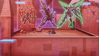 Yugioh Arc-V. Reji summons the 3 D/D/D High Kings