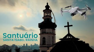 Imagem cinematográfica com drone Paróquia Santa Isabel Rainha - Vila Carrão