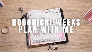 HOBONICHI WEEKS PLAN WITH ME | THE CURVY PLANNER #hobonichiweeks #hobonichi